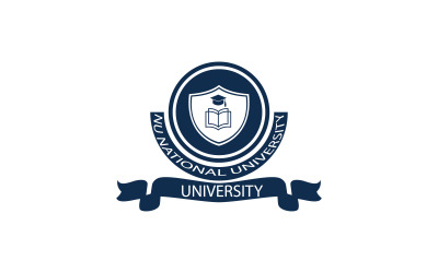 Шаблон дизайна логотипа образования или школы