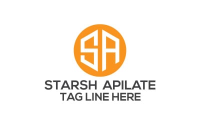 Шаблон дизайну логотипу Stash Apilate SA