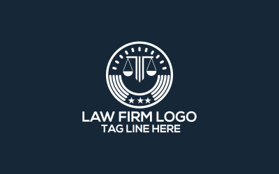 Szablon projektu logo firmy prawniczej