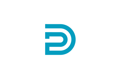 字母 DP 字母 DP PD 标志设计模板