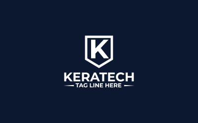 Modèle de conception de logo de lettre K
