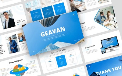 Apresentando Geavan - Apresentação de negócios Google SlidesTemplate
