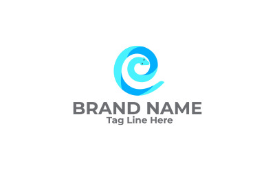 Snake logotyp formgivningsmall