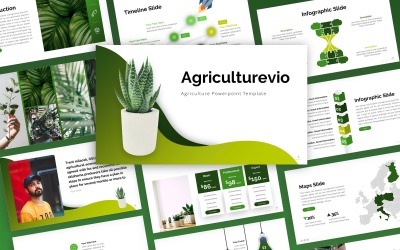 Tarımsal Tarım Çok Amaçlı PowerPoint Şablon