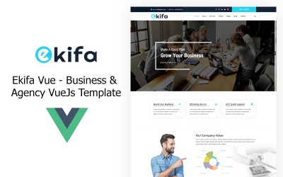 Ekifa Vue - İş ve Ajans VueJs Şablonu