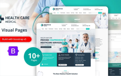 Healthcu - Health and Medical HTML Website Template