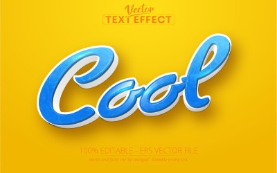 Cool - Game And Cartoon Style, Editable Text Effect, Font Style, Graphics Illustration