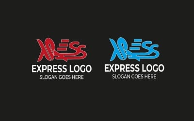 Express-logotyp i unik design