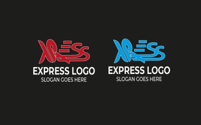 Express-logotyp i unik design
