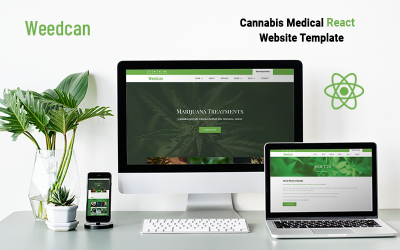 Weedcan - Cannabis Medical React sablon