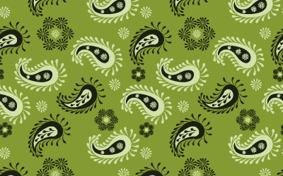 Floral Pattern Paisley Style ds