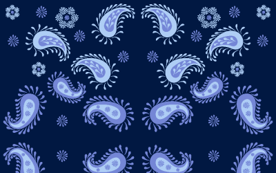 Floral Pattern Paisley Style nbm