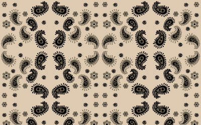 Floral Pattern Paisley Style sdf