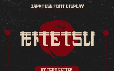 Kitetsu Faux japán betűtípus