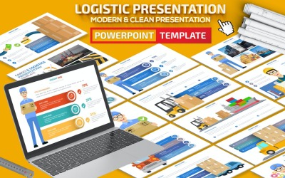 Логистическая инфографика PowerPoint