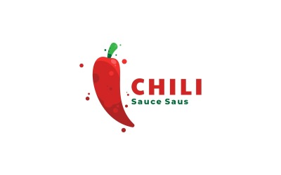 Šablona jednoduchého loga chilli