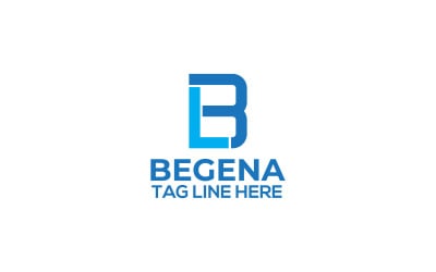 B + L Letter Logo Design Template