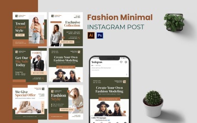 Fashion Minimal Instagram Post