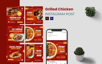 Grilled Chicken Instagram Post