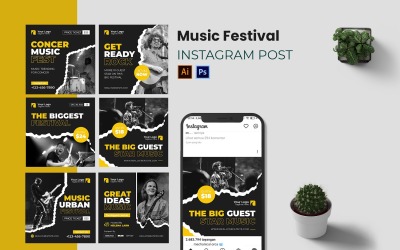 Musikfestival-Instagram-Post