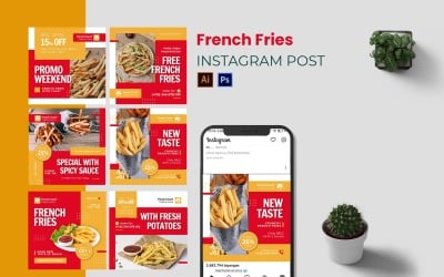 Publication Instagram de frites