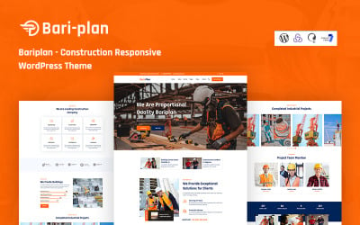 Bariplan - Tema WordPress de construção responsivo