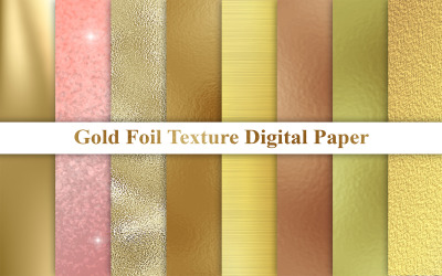 Бумага цифров текстуры золотой фольги, предпосылка текстуры золотой фольги.