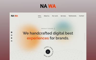 Nawa - uniwersalny szablon bootstrap na landing page
