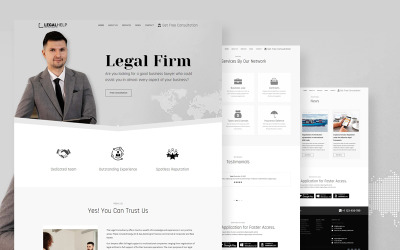 Legalp - Legal Firm & Attorneys Website Template