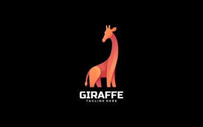 Logo-Stil mit Giraffen-Verlauf