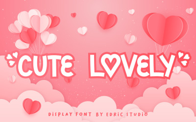 Lovely  Cute Lovely Sans Serif Display Font