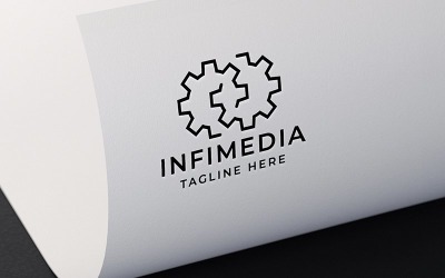 Professionell Infinity Media-logotyp