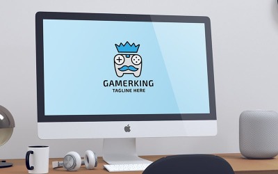 Professzionális Gamer King logó