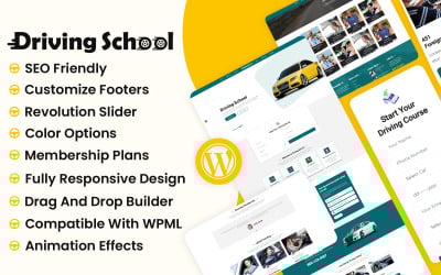 DriveOn - тема WordPress для автошколы