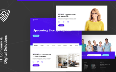 Novos | IT Company & Digital Solutions Wordpress Theme