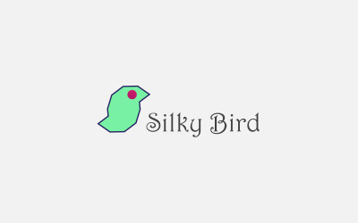 S+ Silky Bird logo design template