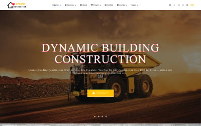 Шаблон JL Dynamic Construction and Building для Joomla6