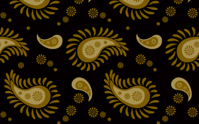 Floral Pattern Paisley Style bc