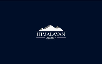 Гірський логотип для компанії на гірських районах