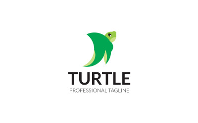Kaplumbağa Kaplumbağa Logo Tasarım Şablonu