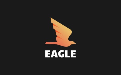 Vector Eagle gradiente colore stile logo