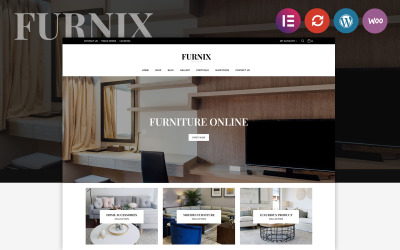 Furnix - Tema WooCommerce de loja de móveis