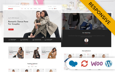Le thème WooComerce du magasin de mode Grace Minimal
