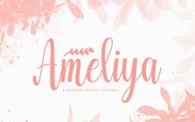 Amelya - Handwritten Font
