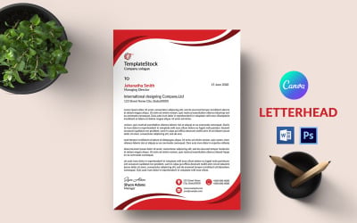 Business A4 Letterhead Template