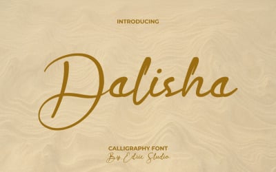 Carattere dello script di scrittura a mano di Dalisha