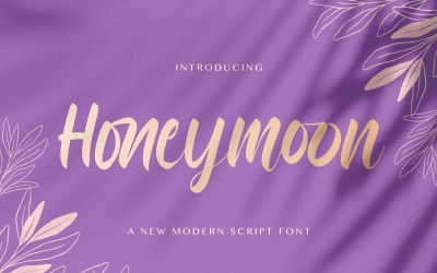 Honeymoon - Handwritten Font