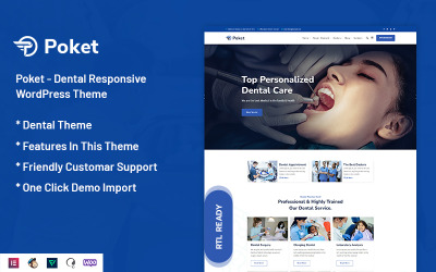 Poket - Tema WordPress reattivo dentale