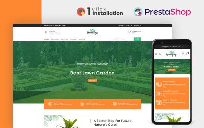 Greenfreys Garden Store Prestashop-sjabloon
