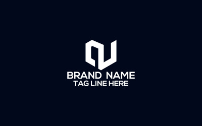 N Minimalist Logo Tasarım Şablonu